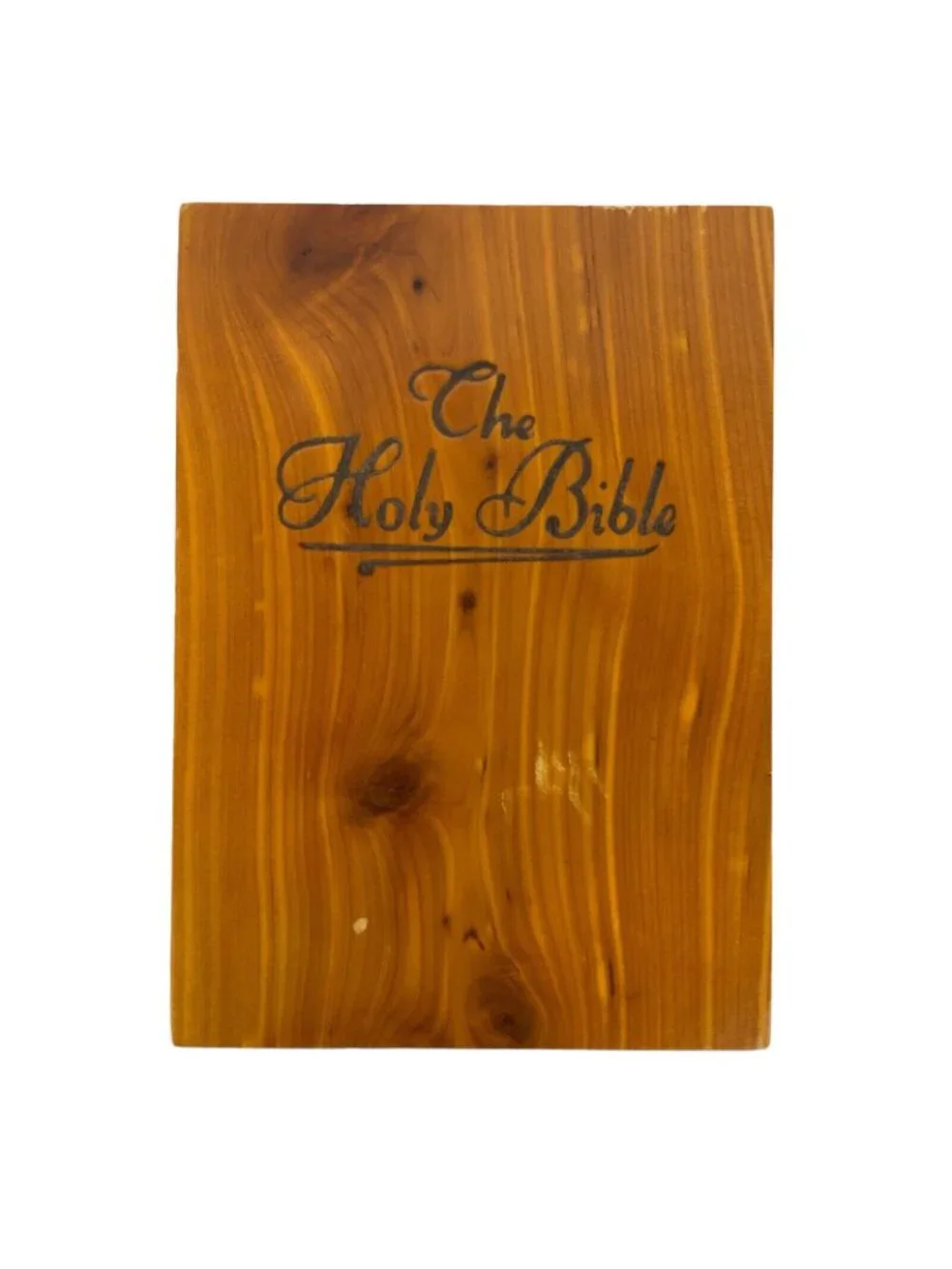 Holy Bible Memorial Edition Protestant Concordance Index 1976 With Wood Box